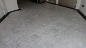 Carrara marble epoxy grout for a seemless finish