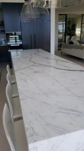 Carrara marble satin finish