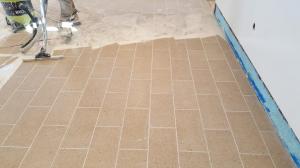 Honing of Terrazzo tiles